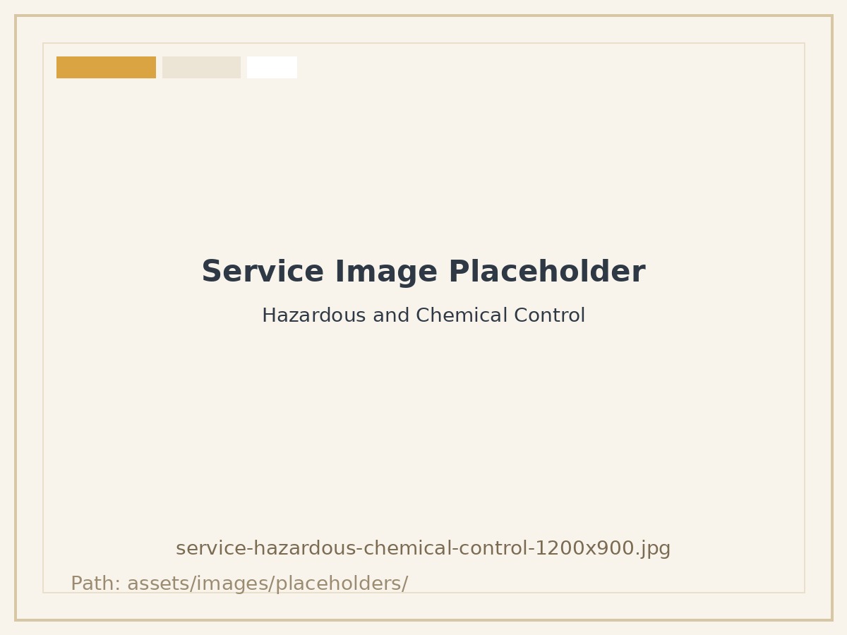 Hazardous and chemical package handling