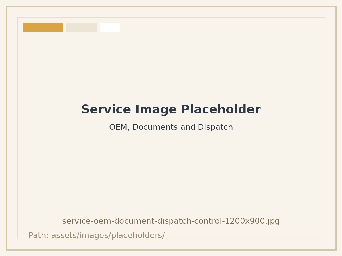 OEM, label, and visible specification control